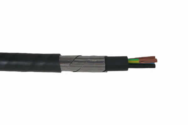 Câble électrique industriel 0.6/1 kV armé et rigide cuivre U-1000 RVFV noir 5G2.5mm² à la coupe - Cliquez sur l'image pour la fermer