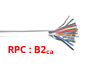 Câble d'alarme mixte 2 x 0.75 + 6 x 0.22 mm² (100% Cuivre) RPC B2ca avec écran en 100m